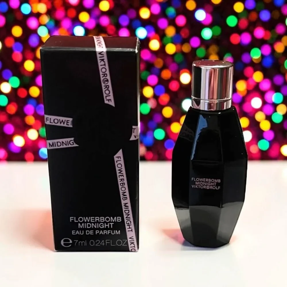 LOT OF 2 VIKTOR & ROLF FLOWERBOMB MIDNIGHT EDP 0.24oz/ 7ml Brand New In Box